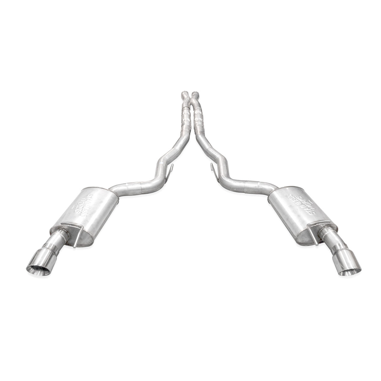 Stainless Works® (24-25) Mustang GT 304SS 3" Cat-Back Exhaust with Dual 4" OD Tips