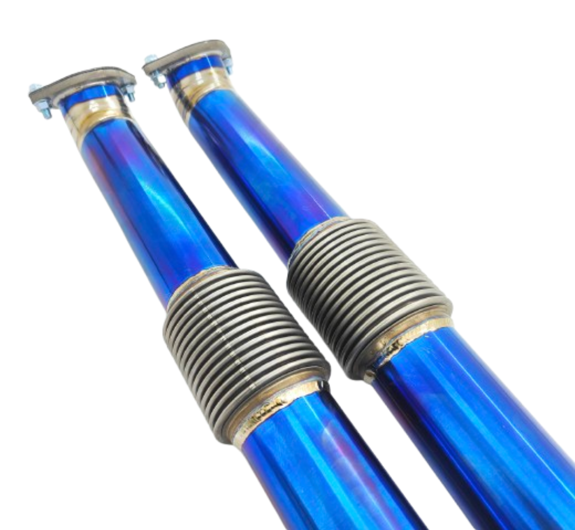 09-24 Nissan GT-R R35 VR38DETT Titanium Catless Exhaust Mid-Pipe