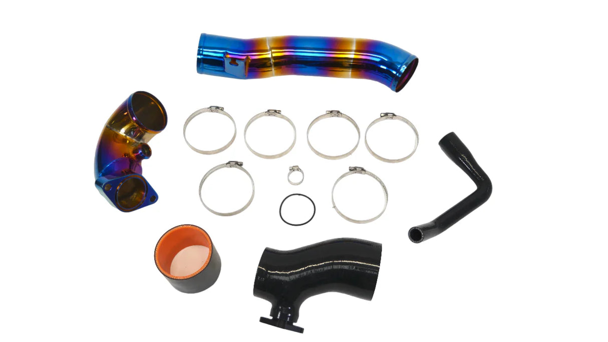 PLM® (22+) Acura Integra/Honda Civic 1.5T Turbo Inlet Pipe Kit Stainless Burnt Blue