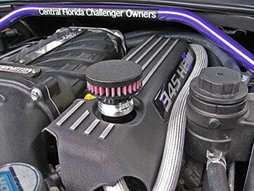 GEN III HEMI Baffled Screw-In Billet Engine Crankcase Breather Filter
