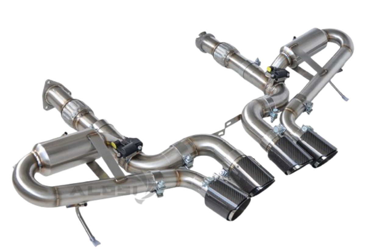 Kingman Speed® Chevrolet Corvette C8 6.2L 304SS Cat-Back Exhaust with Quad 4" OD Tips