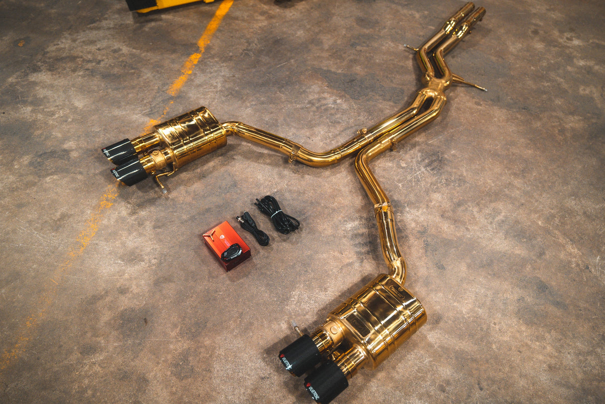 Valvetronic Designs® Audi S4/S5 B8/B8.5 Valved Sport Cat-Back Exhaust with 4" OD Tips
