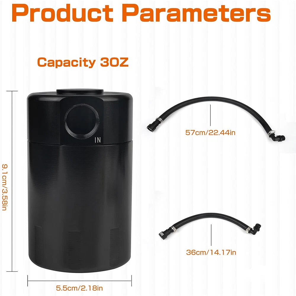 19+ Escalade/Silverado/Sierra/Tahoe/Yukon 5.3L/6.2L Oil Catch Can Kit
