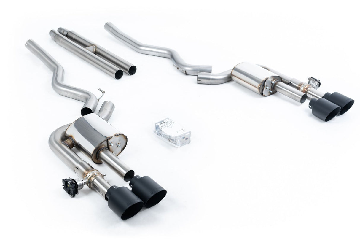 Milltek® Ford Mustang MACH 1/Dark Horse Active Valved Non-Resonated Cat-Back Exhaust with X-Pipe
