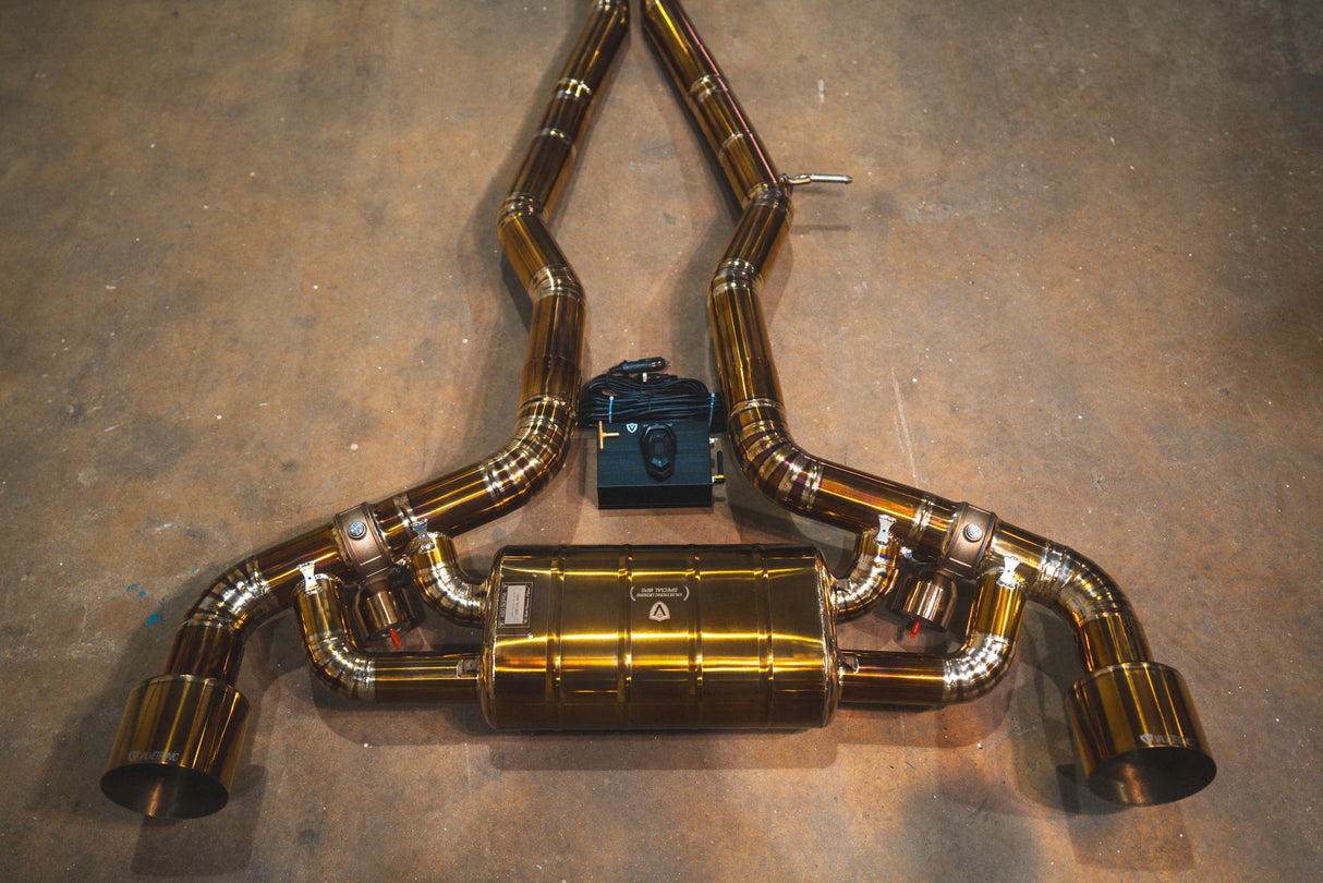 Valvetronic Designs® Toyota GR Supra A90/A91 Valved Sport Cat-Back Exhaust with 4" OD Tips