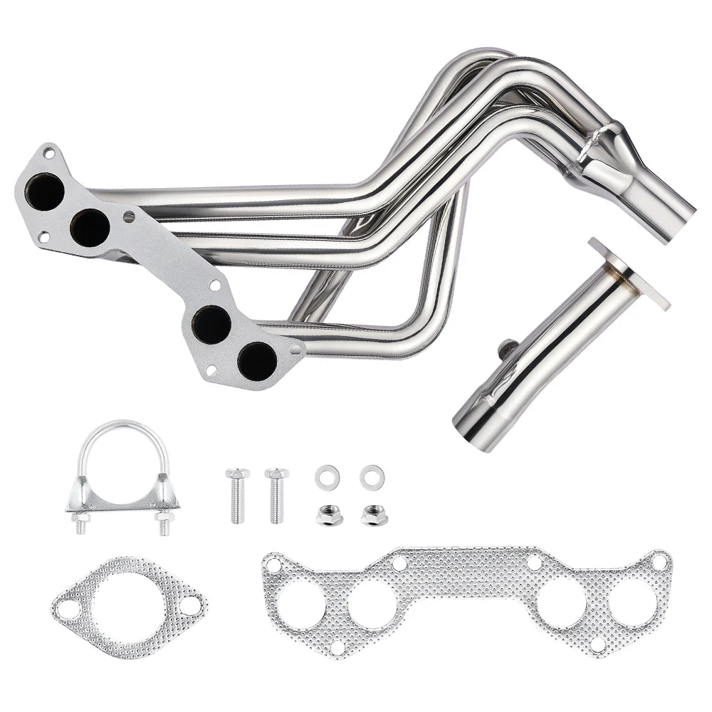 86-93 Mazda B2000/B2200 2.0L/2.2L Exhaust Header with Catless Mid-Pipe