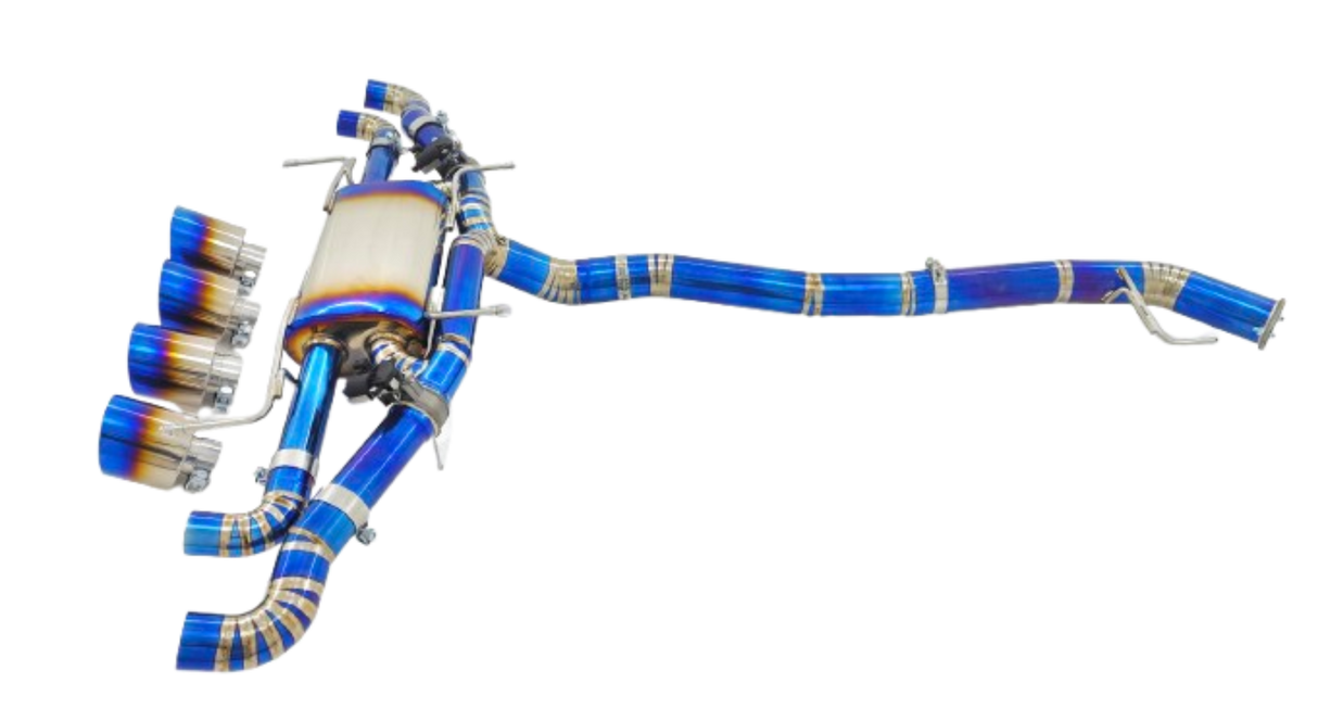 09-24 Nissan GT-R R35 3.8L VR38DETT Titanium Cat Back Exhaust