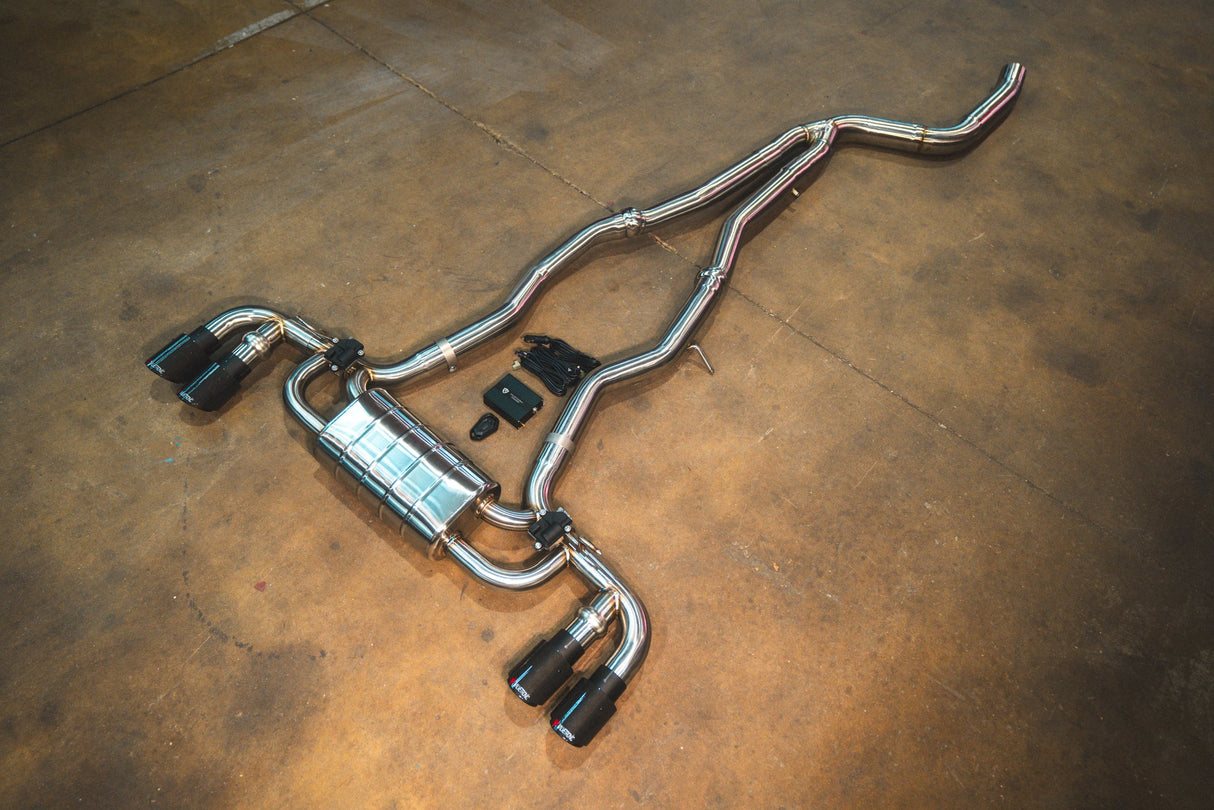 Valvetronic Designs® BMW Z4 M40i G29 Valved Sport Cat-Back Exhaust with 4" OD Tips