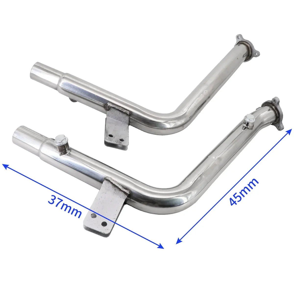 00-04 Porsche Boxster 986 2.7L/3.2L Catless Exhaust Down Pipes