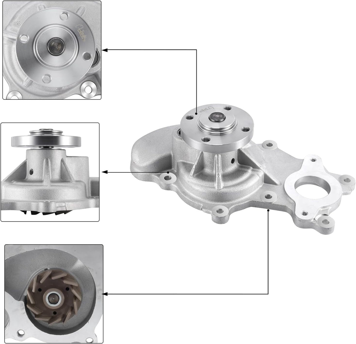 Kingman Speed® (11-19) Ford Mustang/F-150 3.5L/3.7L Water Pump (3-Bolt Flange)