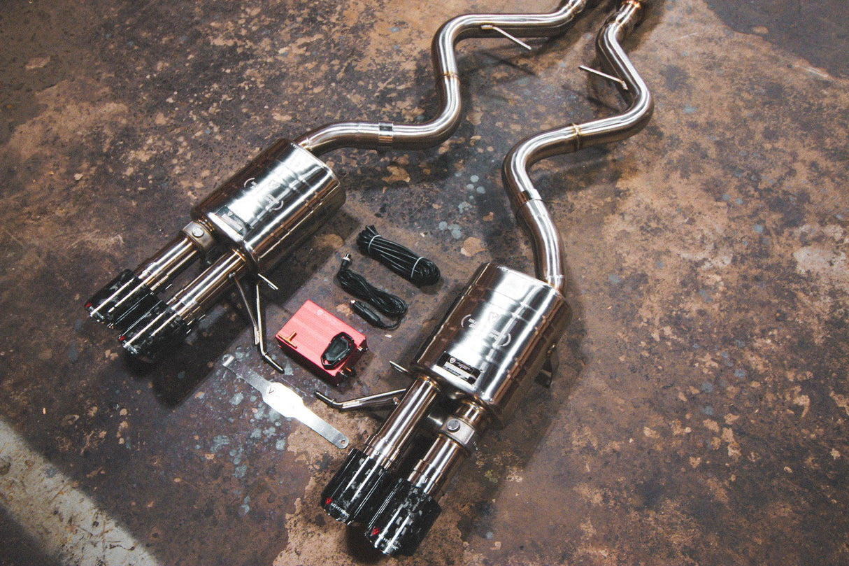 Valvetronic Designs® (08-13) BMW M3 E9x V2 Valved Sport Cat-Back Exhaust with 4" OD Tips