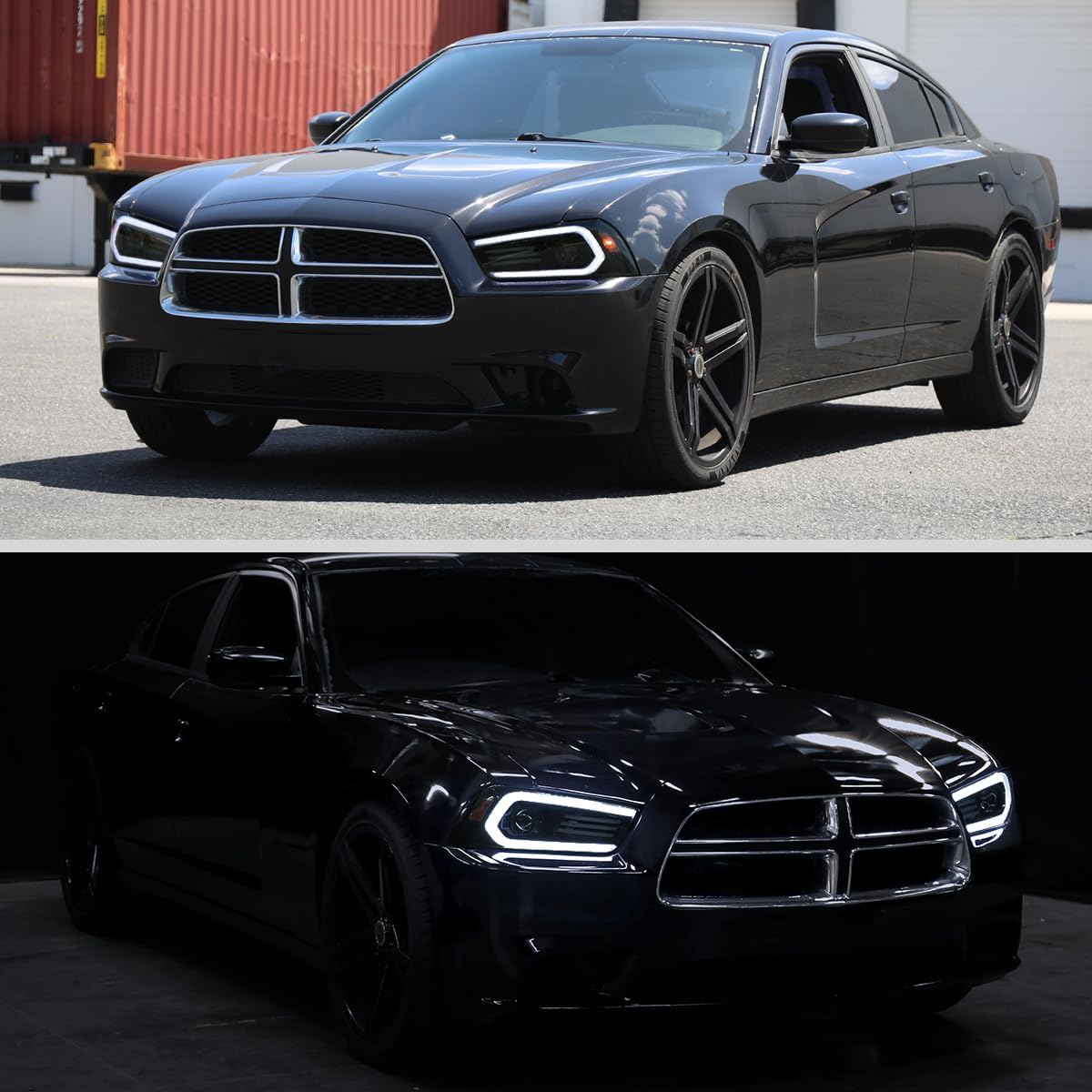 Dodge Charger Head Light LED DRL Switchback Sequential Turn Signal