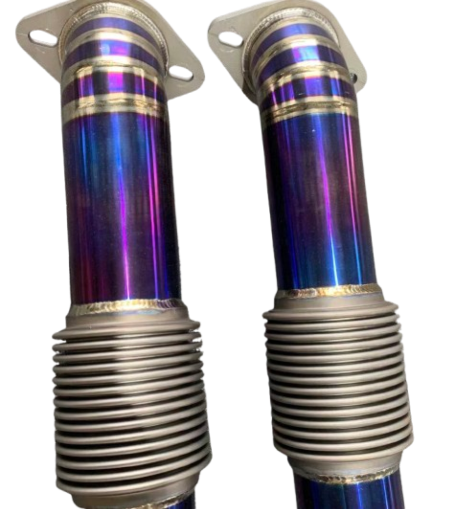 09-24 Nissan GT-R R35 VR38DETT Titanium Catless Exhaust Mid-Pipe
