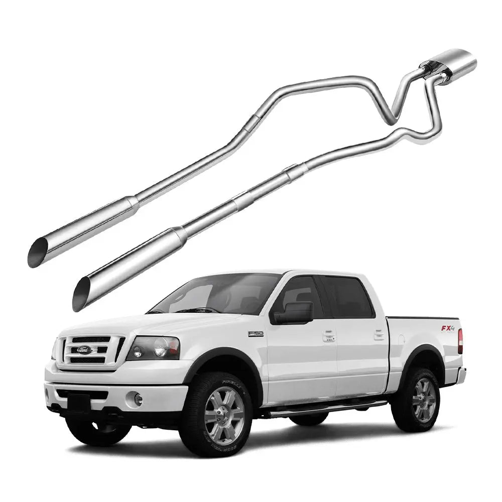 (04-08) Ford F-150 4.6L/5.4L 2.25" Cat-Back Exhaust with 3.5" Muffler