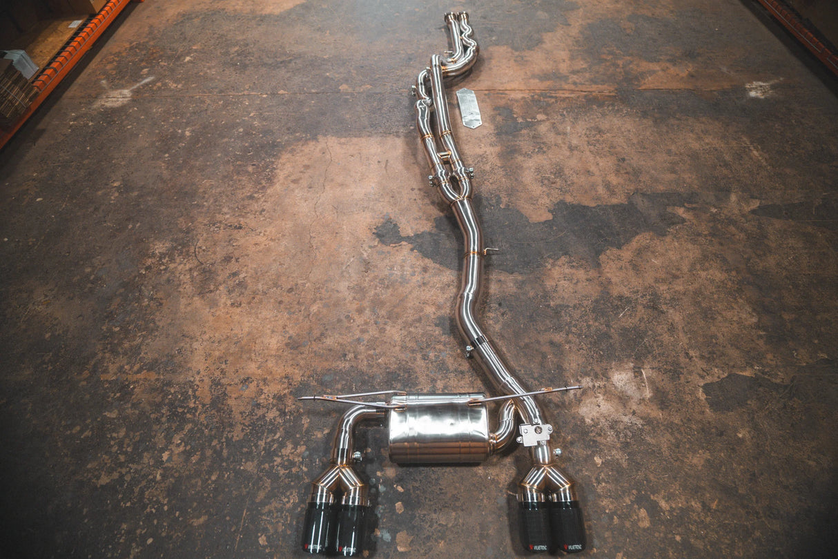Valvetronic Designs® BMW M3/M4 F8x Valved Sport Cat-Back Exhaust with 4" OD Tips
