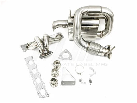 PLM® Power Driven Polaris Slingshot Exhaust with Adjustable Silencers & Header / Manifold
