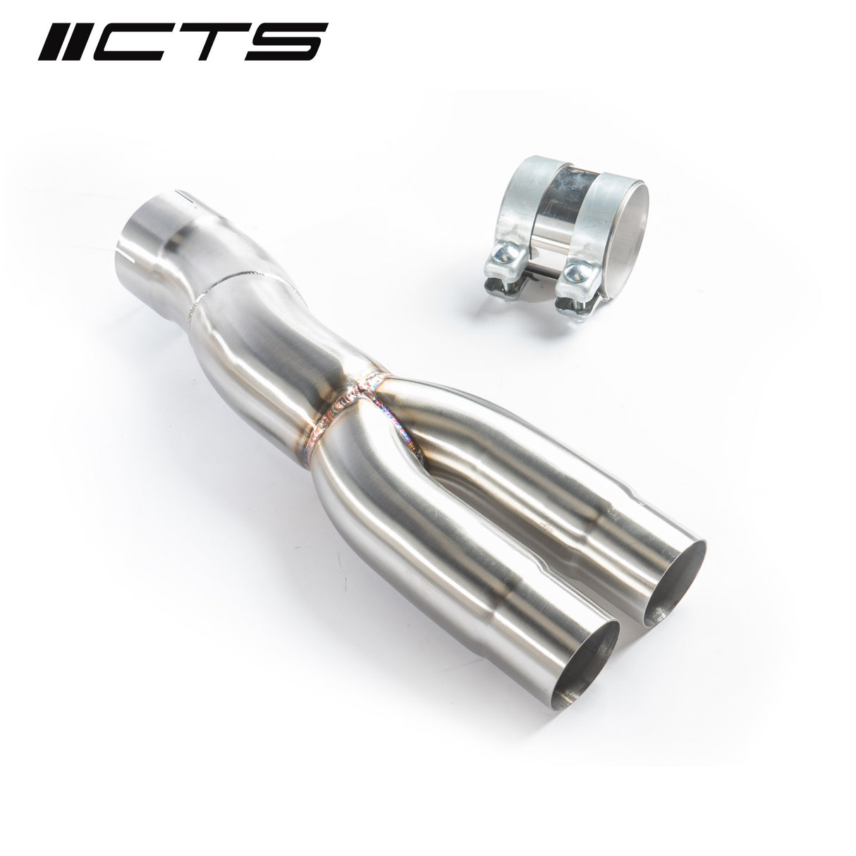 CTS Turbo® (15+) Audi RS3/TT RS 2.5L 304SS 3.5" 200 Cell High-Flow Catted Down Pipe