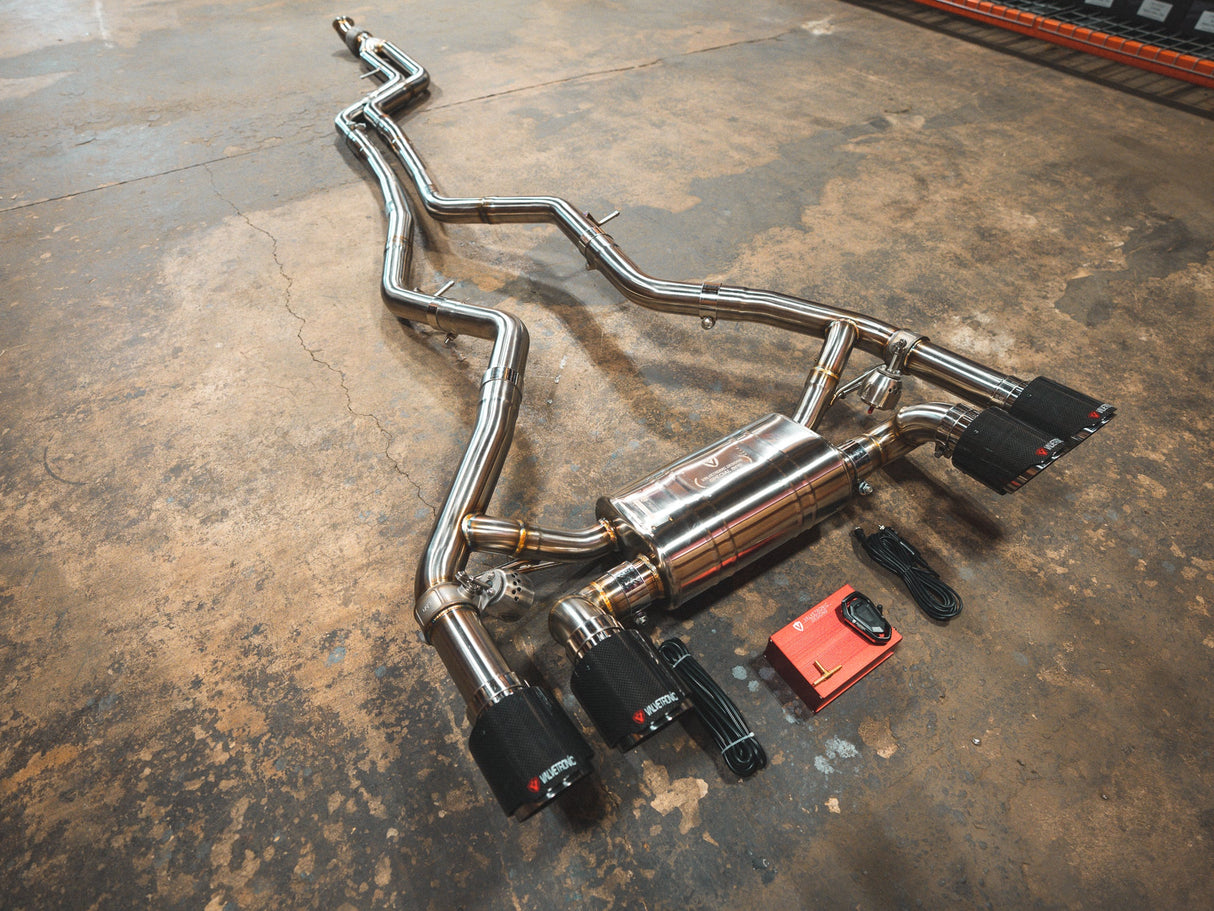 Valvetronic Designs® (16-18) BMW F87 M2 Valved Sport Cat-Back Exhaust with 4" OD Tips