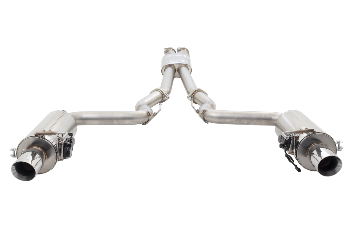 XForce (15-17) Mustang GT Fastback 304SS 3" Varex Valved Cat-Back Exhaust with 4" OD Tips