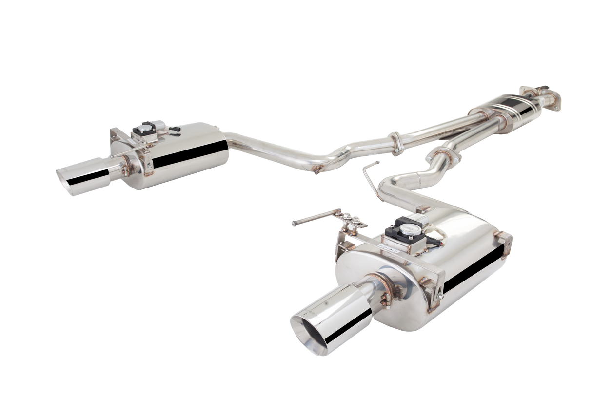 XForce (15-17) Mustang 2.3L EcoBoost 304SS 2.5" Varex Valved Cat-Back Exhaust with 4" OD Tips