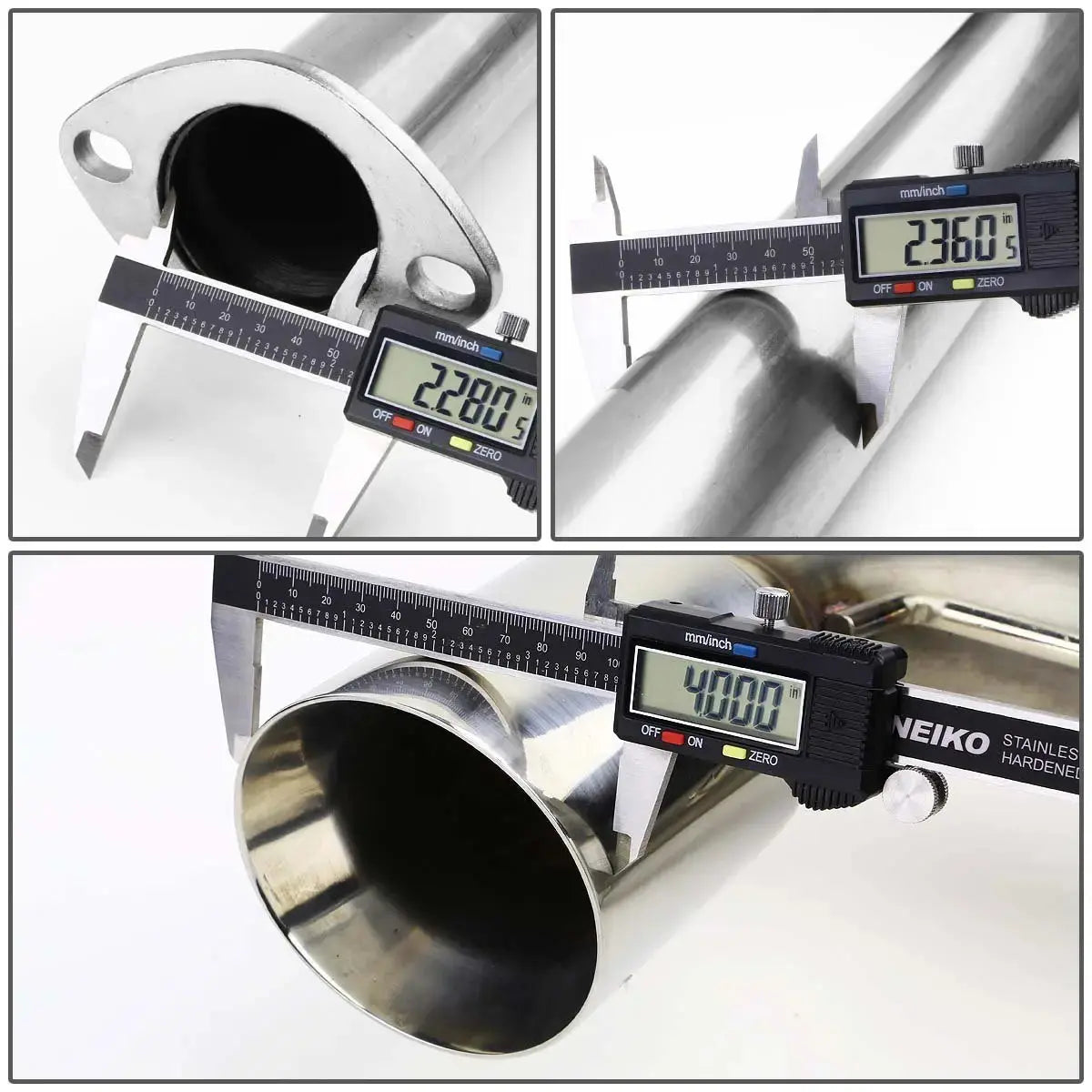 (90-91) Honda CRX 1.5L 2.25" Cat-Back Exhaust with 4" OD Tip