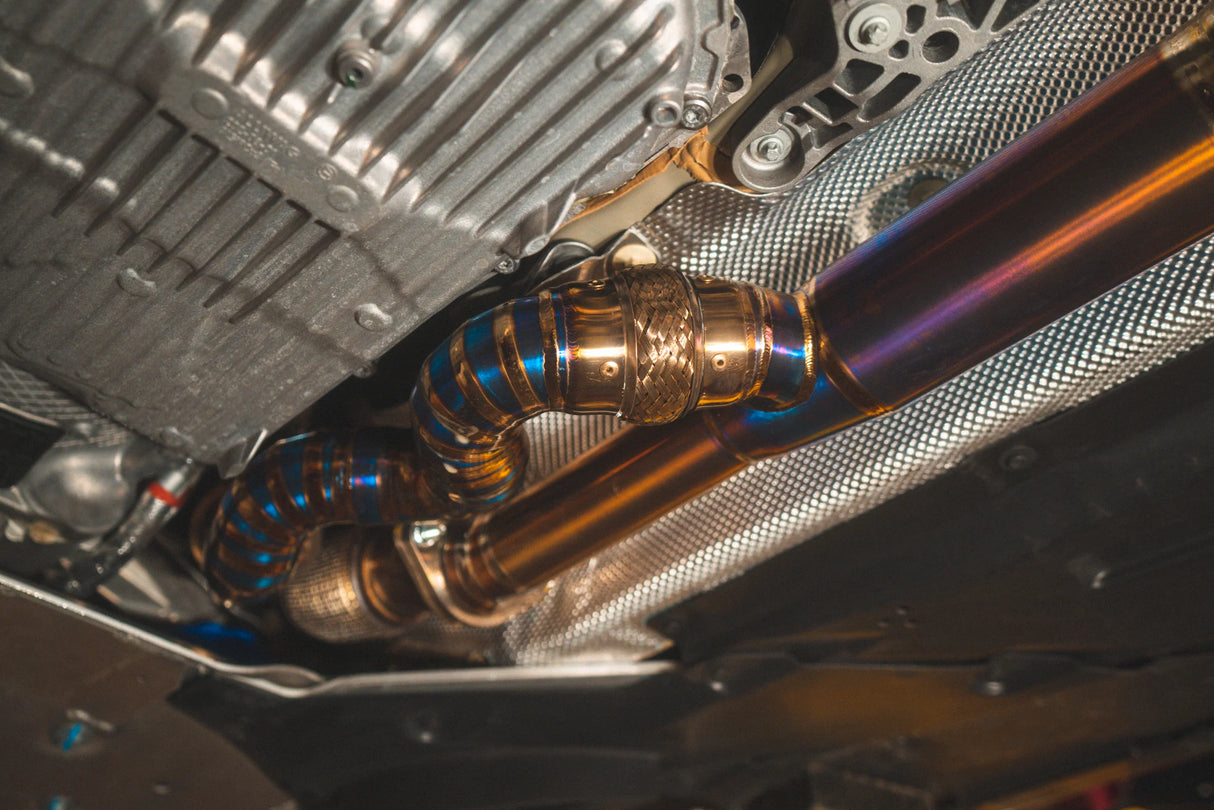 Valvetronic Designs® (20-25) BMW M3/M4 G8x Valved Sport Cat-Back Exhaust with 4" OD Tips