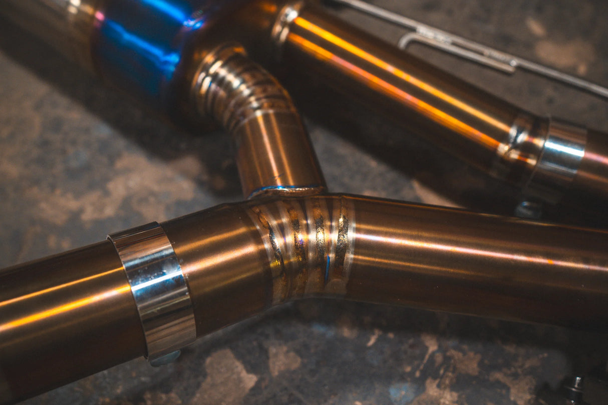 Valvetronic Designs® BMW X5M/X6M F95/F96 Valved Sport Cat-Back Exhaust with 4" OD Tips