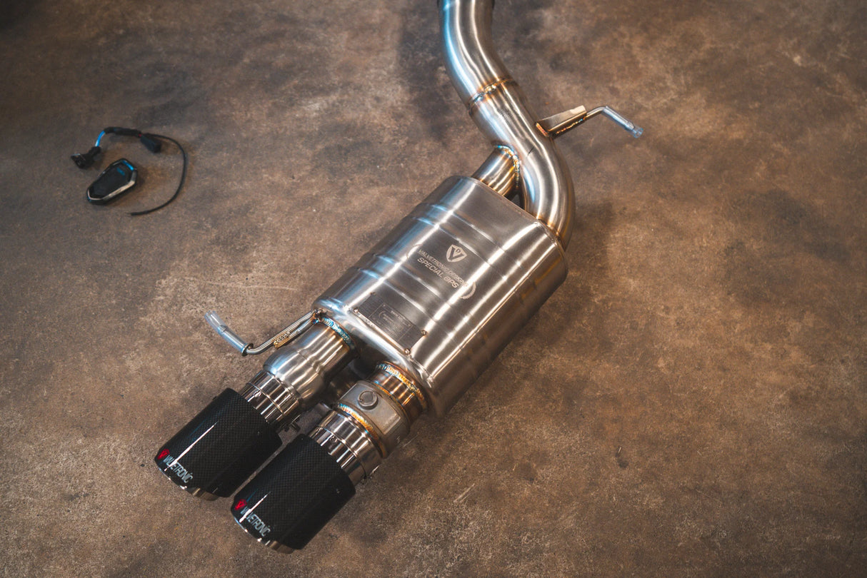 Valvetronic Designs® BMW F10 M5/F06 M6 Valved Sport Cat-Back Exhaust with 4" OD Tips
