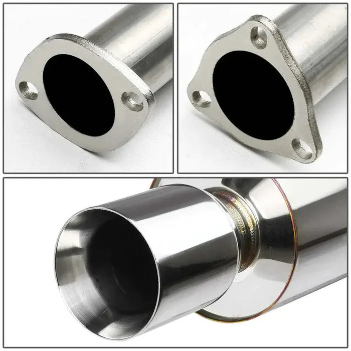 (94-97) Honda Accord 2.2L 2.5" Cat-Back Exhaust with 4.5" OD Tip