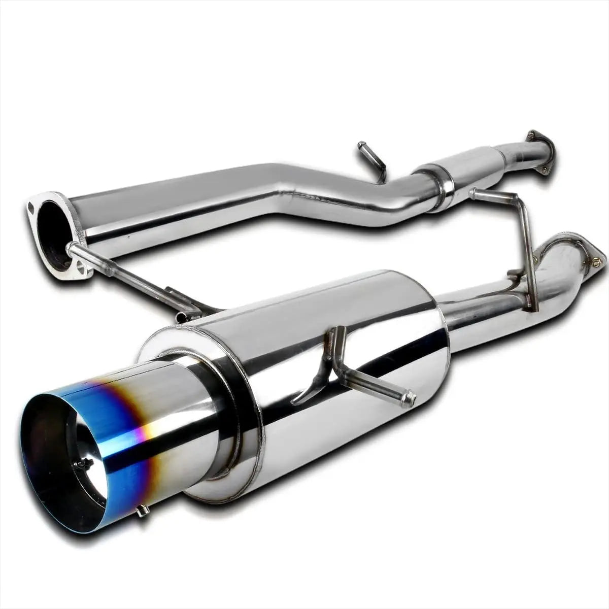 2002-2007 Subaru Impreza WRX/STI GD EJ25 3" Cat-Back Exhaust with 4.5" OD Burnt Tip