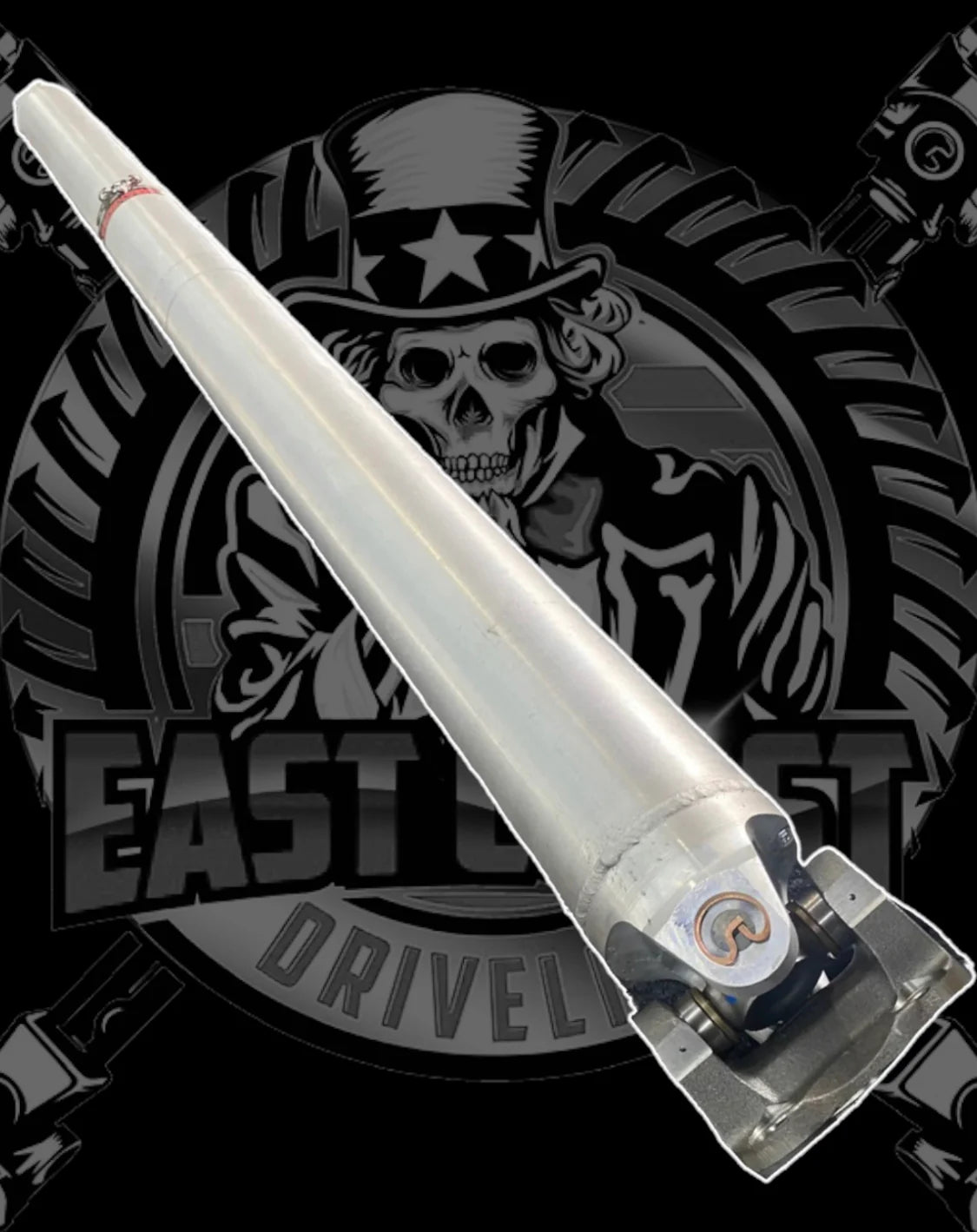 East Coast Driveline® (10-12) Ram 2500/3500 6.7L Cummins 5” Driveshaft (Crew Cab 8ft Bed)