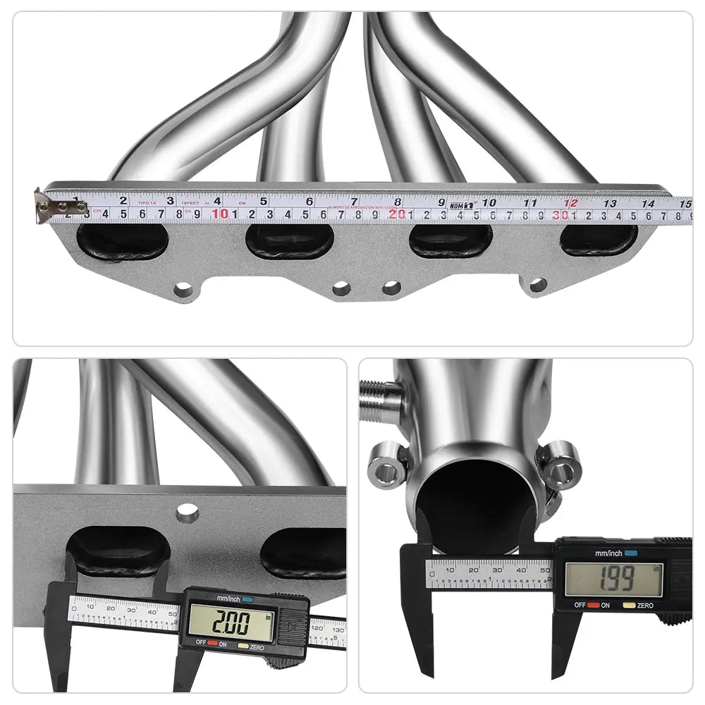 95-99 Mitsubishi Eclipse/Talon 420A 2.0L Exhaust Header with Catless Mid-Pipe