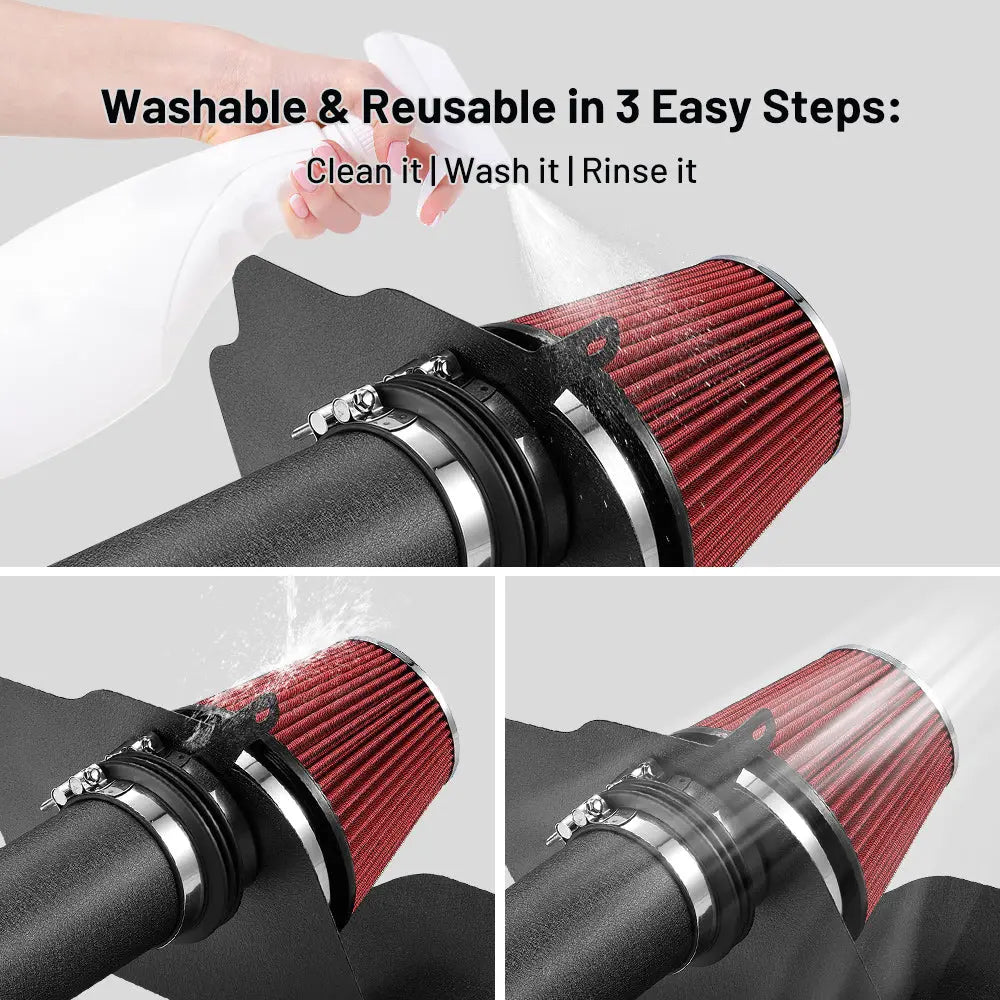 Flashark® (05-10) 300/Charger/Challenger 5.7L/6.1L Cold Air Intake with Dry Filter