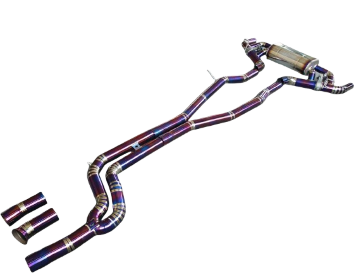 Toyota GR Supra A90 3.0L B58B30 Purple Titanium Cat-Back Exhaust