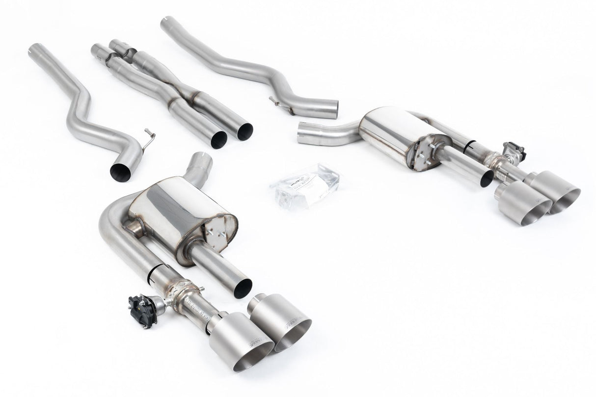 Milltek® (24-26) Mustang GT S650 Active Valved Cat-Back Exhaust with X-Pipe