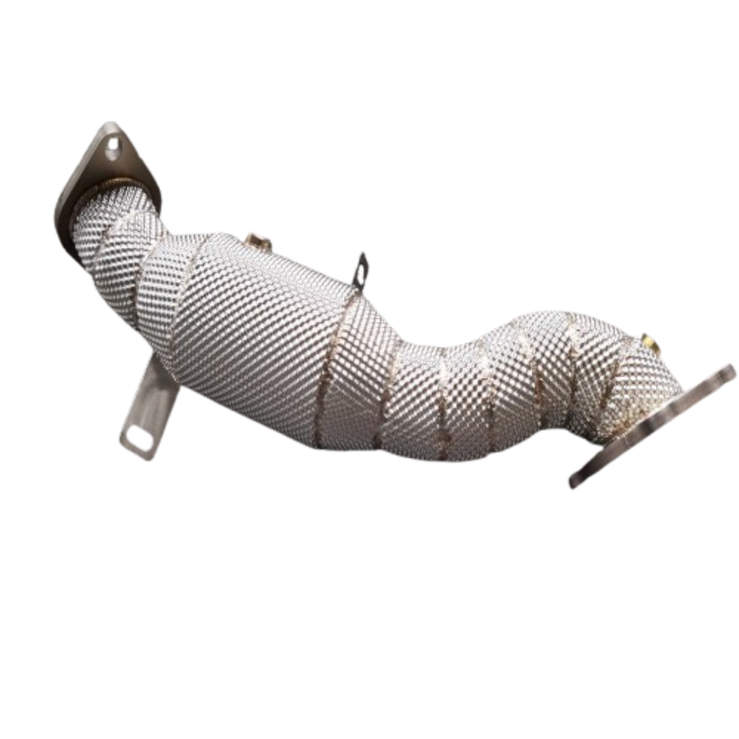 Kingman Speed® (16-24) Chevrolet Camaro 2.0L 200 Cell Catted 304SS 3" Down Pipe with Heat Wrap