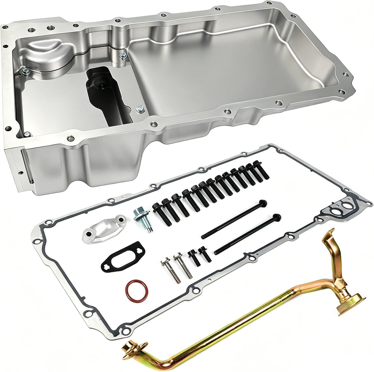 GM LS Swap Cast Aluminum Oil Pan Kit LS1/LS2/LS3/LS6/LS7/LQ7/LQ9