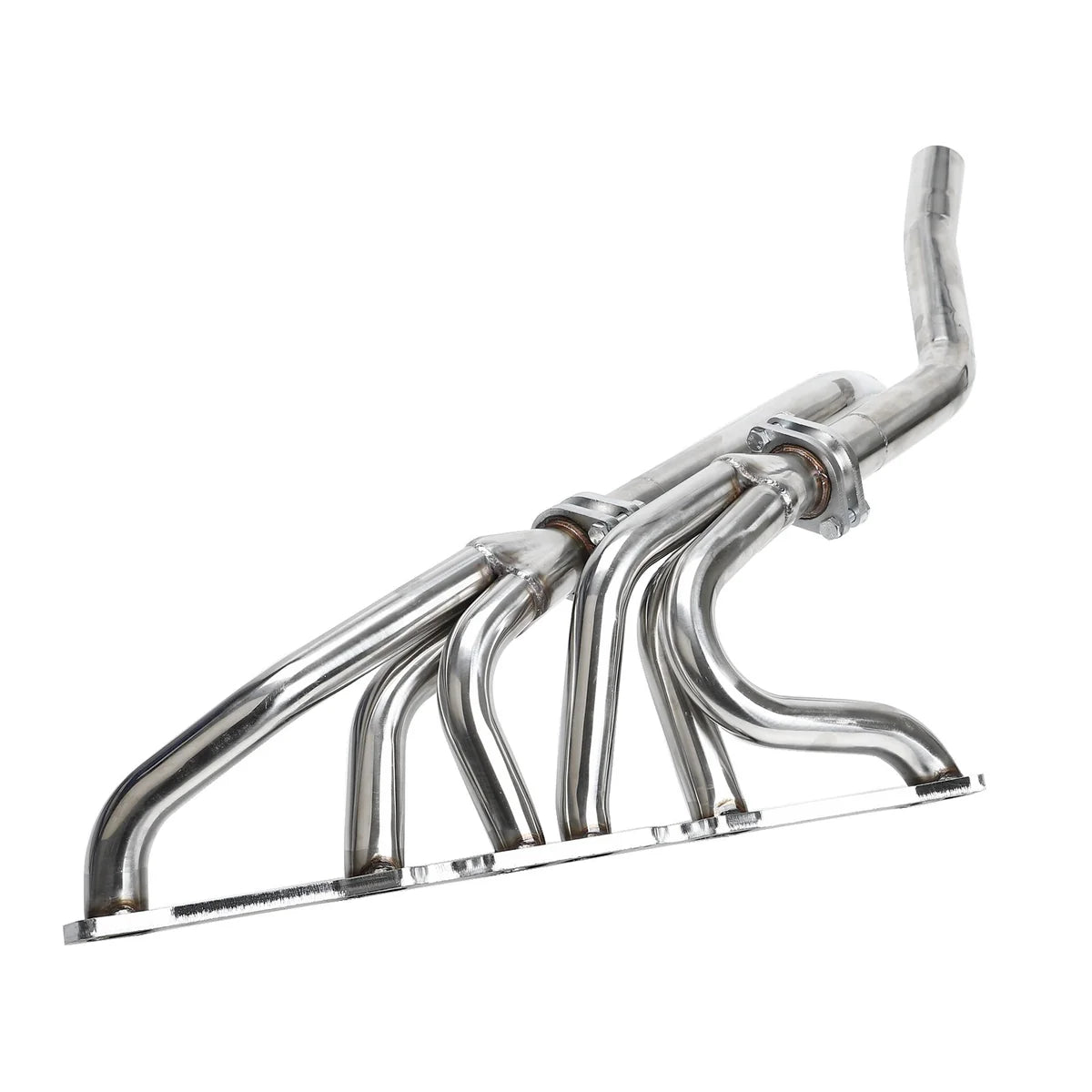 (60-83) Ford/Mercury L6 144/170/200/250 Exhaust Header with Catless Mid-Pipe