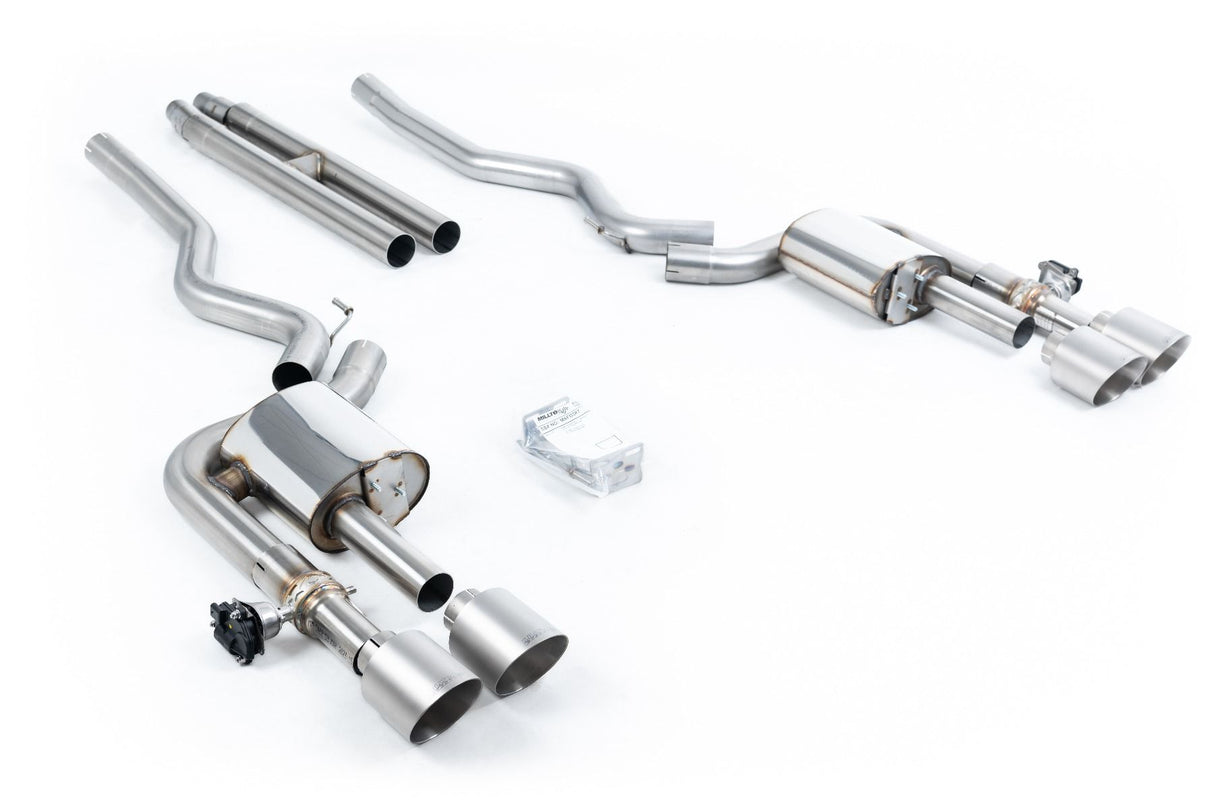 Milltek® (24-26) Mustang Fastback S650 Active Valved Cat-Back Exhaust with H Pipe
