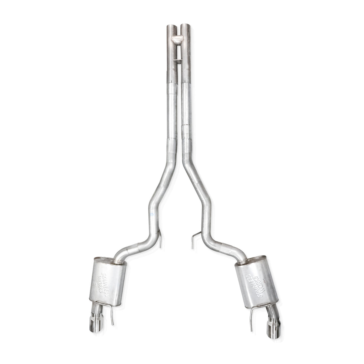 Stainless Works® (24-25) Mustang GT 304SS 3" Cat-Back Exhaust with Dual 4" OD Tips