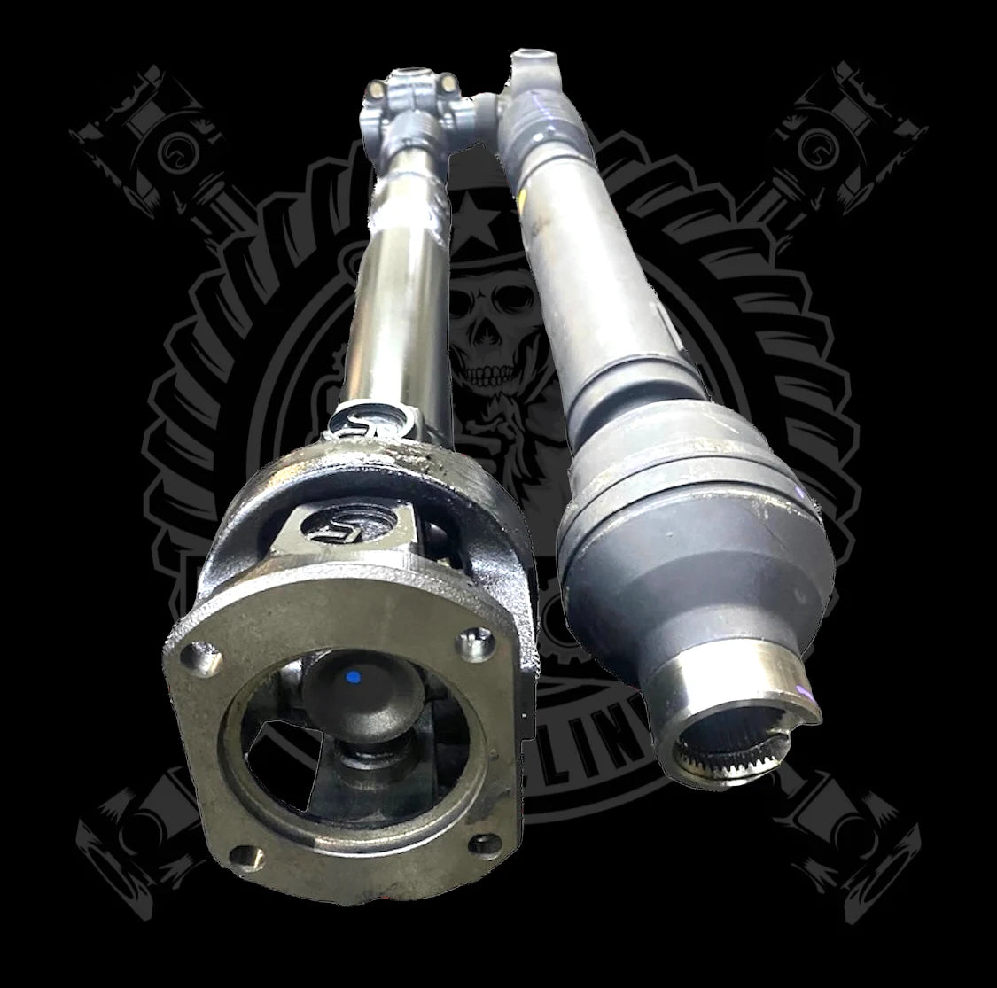 East Coast Driveline® (19-25) RAM 4500/5500 AS66RC Front Driveshaft with New Transfer Case Flange Yoke