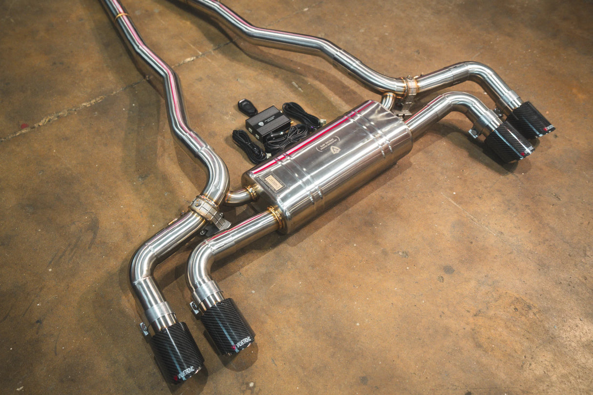 Valvetronic Designs® BMW 530i/540i G30 Valved Sport Cat-Back Exhaust with 4" OD Tips