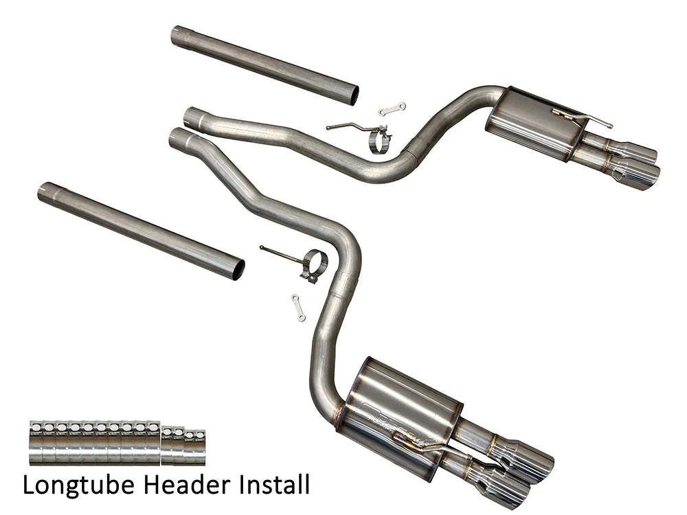 Speed Engineering® Chevy SS/Pontiac G8 304SS 3" Cat-Back Exhaust with Quad 4" OD Tips