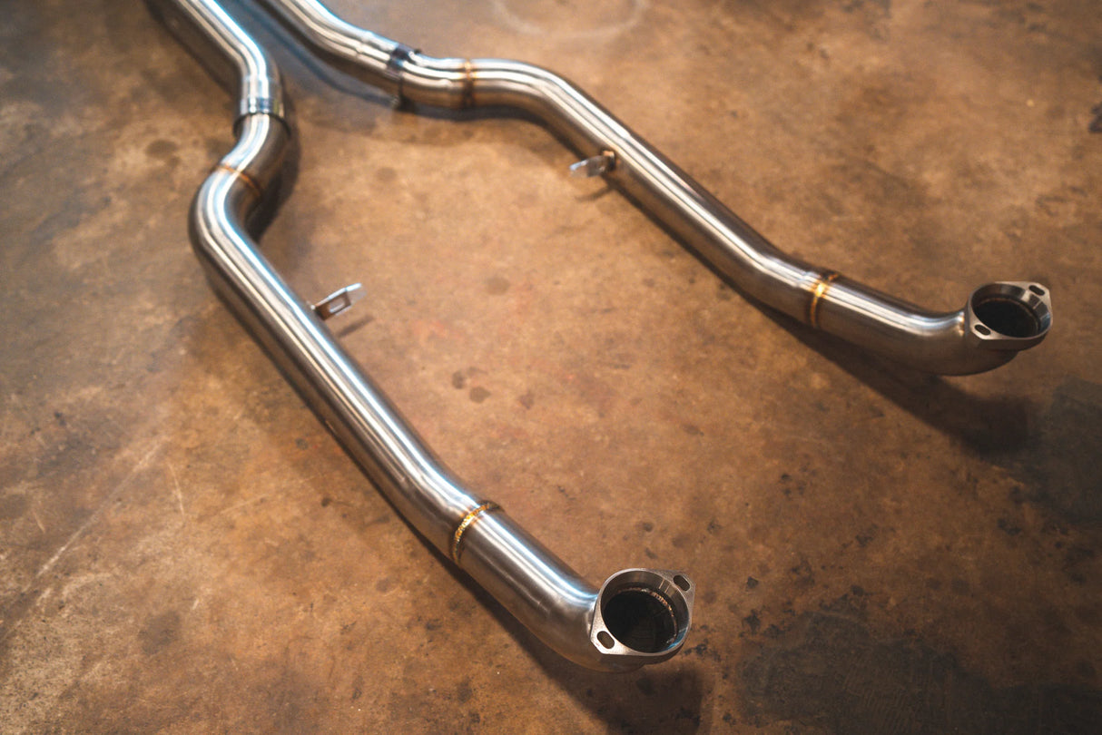 Valvetronic Designs® BMW F10 M5/F06 M6 Valved Sport Cat-Back Exhaust with 4" OD Tips