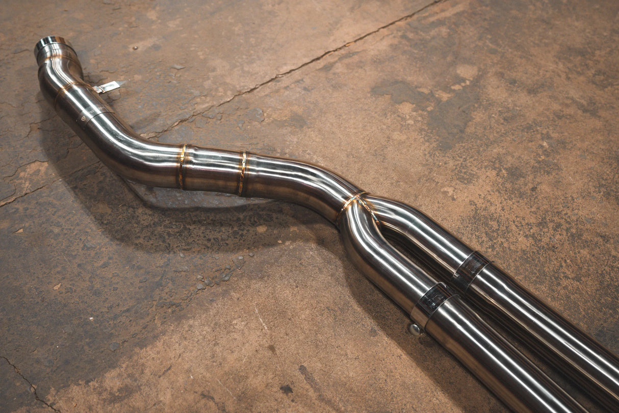 Valvetronic Designs® Toyota GR Supra A90/A91 Valved Sport Cat-Back Exhaust with 4" OD Tips