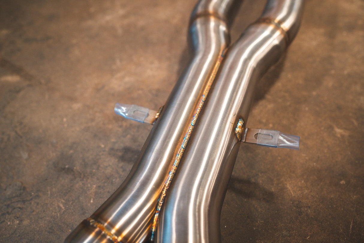 Valvetronic Designs® BMW F10 M5/F06 M6 Valved Sport Cat-Back Exhaust with 4" OD Tips
