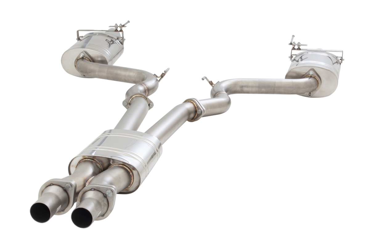 XForce (15-17) Mustang GT Fastback S550 304SS 3" Cat-Back Exhaust with 4" OD Tips