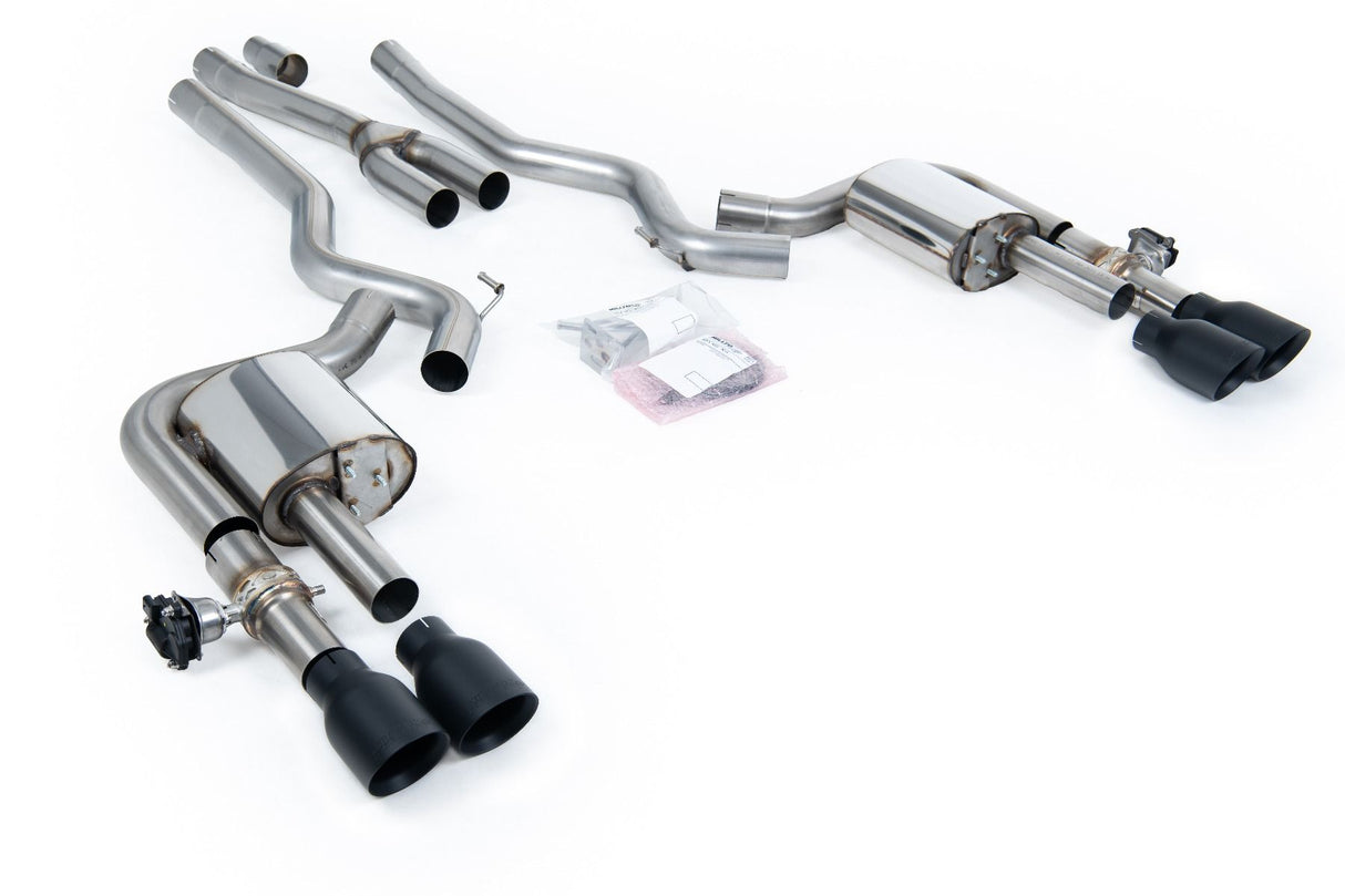Milltek® (15-26) Mustang EcoBoost Valved Non-Resonated Cat-Back Exhaust