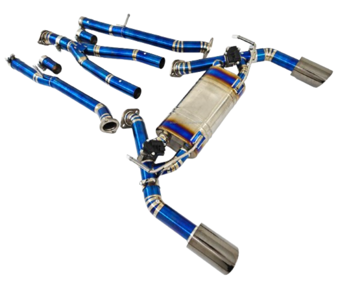 Infiniti Q50/Q60 3.0L V37 VR30DT 3" Blue Titanium Cat-Back Exhaust