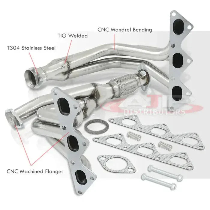 91-99 Mitsubishi 3000GT/Dodge Stealth 3.0L 6G72 Long Tube Header with Catless Y-Pipe